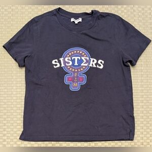 Opening Ceremony Greek Sisters T-shirt Women's Size Large Made in Portugal